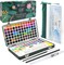 Watercolor Paint Set 128 Colors, Water Colors Paint Adult Set with Watercolor Papers and Brushes, Perfect Watercolor Kit for Beginners & Professionals